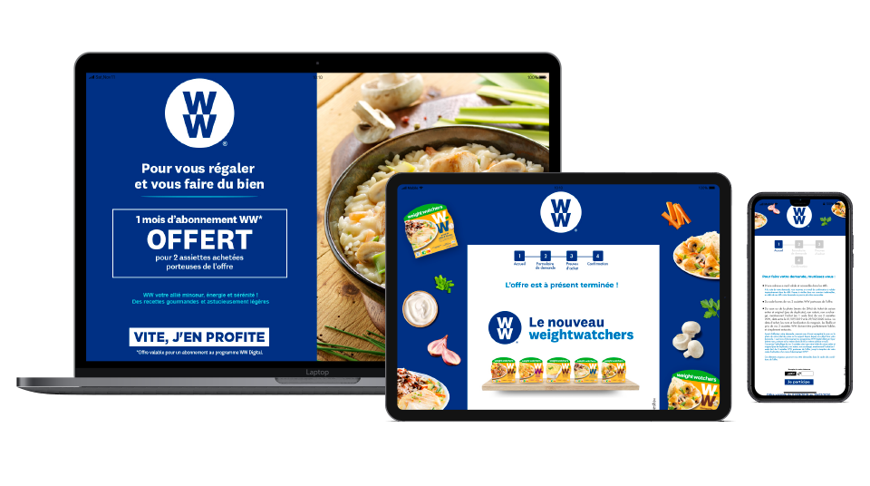 Weight Watchers avec le module Illico